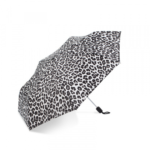 Umbrelă cu imprimeu leopard damă