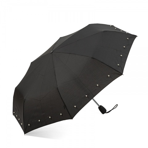 Umbrelă unisex, Pearl, pliabilă, neagră | Cod produs: H82540