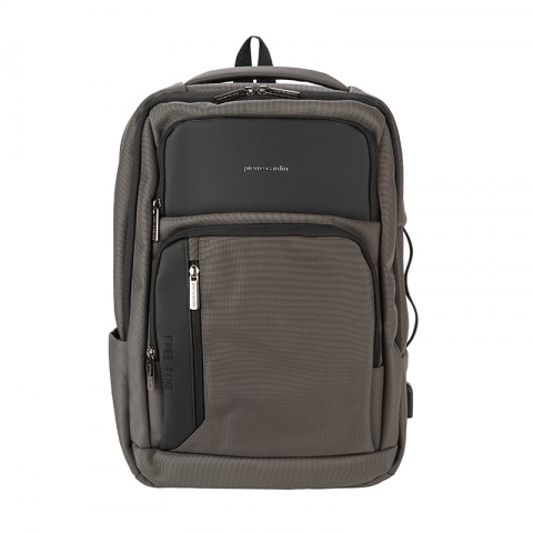 PIERRE CARDIN | Rucsac bărbați negru-gri