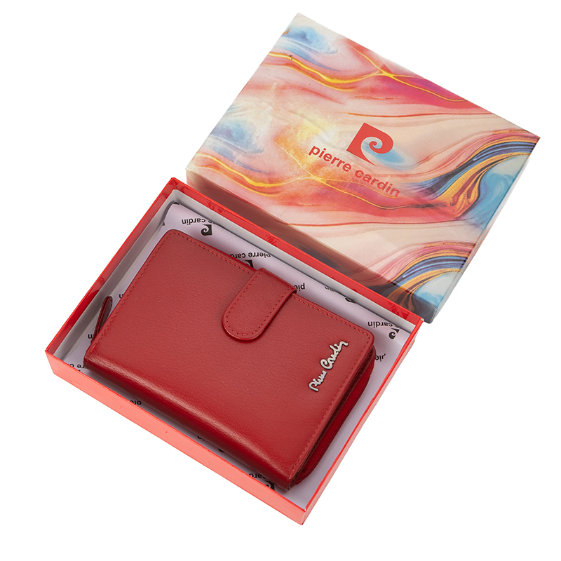 PIERRE CARDIN | Portofel damă roșu
