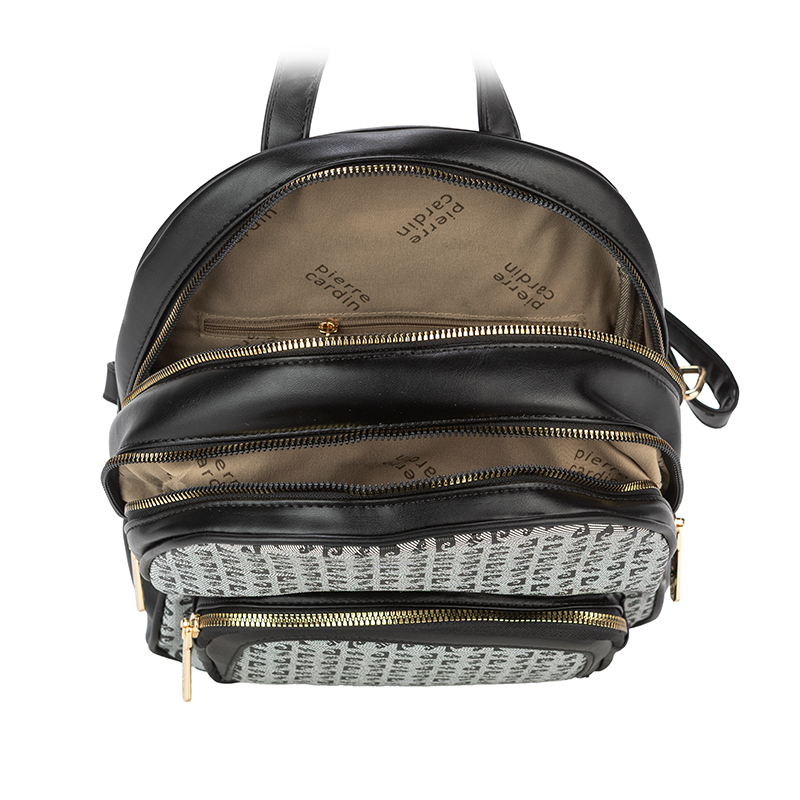 PIERRE CARDIN | Rucsac damă negru-gri