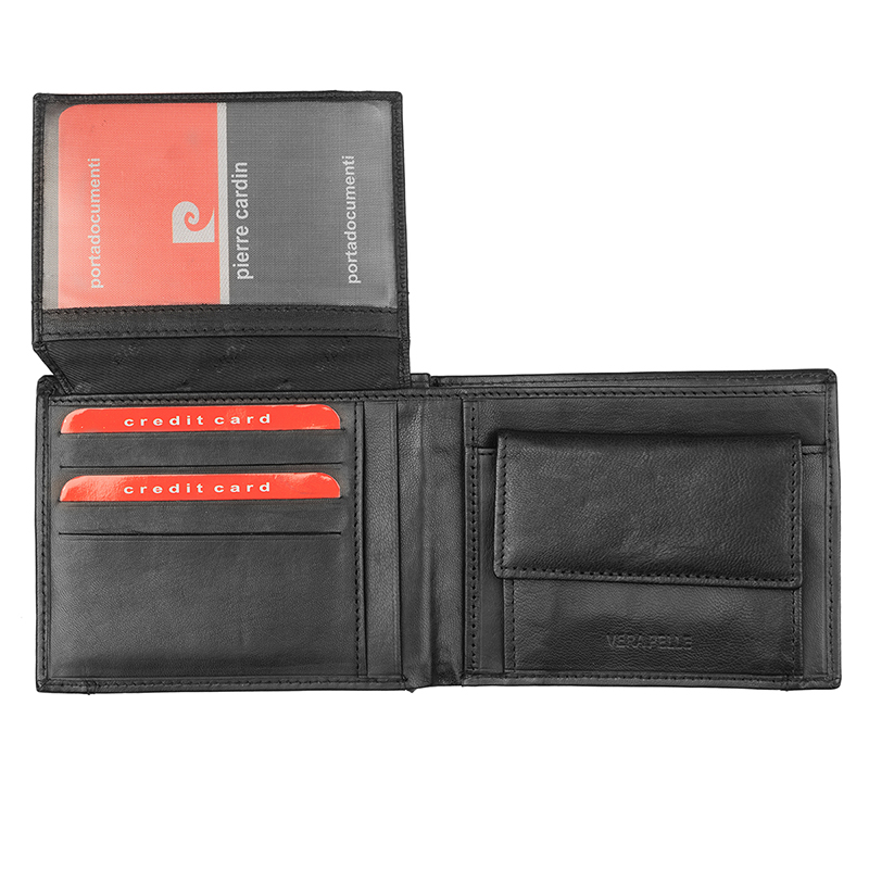 Set cadou portofel și curea de piele naturală - Pierre Cardin